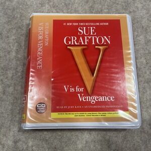 Sue Grafton V is for Vengeance audiobook CD unabridged on 12 CDs EUC